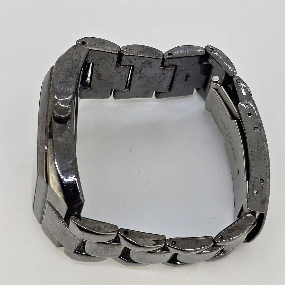 Kenneth Cole Unlisted Men's Watch 40MM Gun Metal‎ Dial Bracelet 6